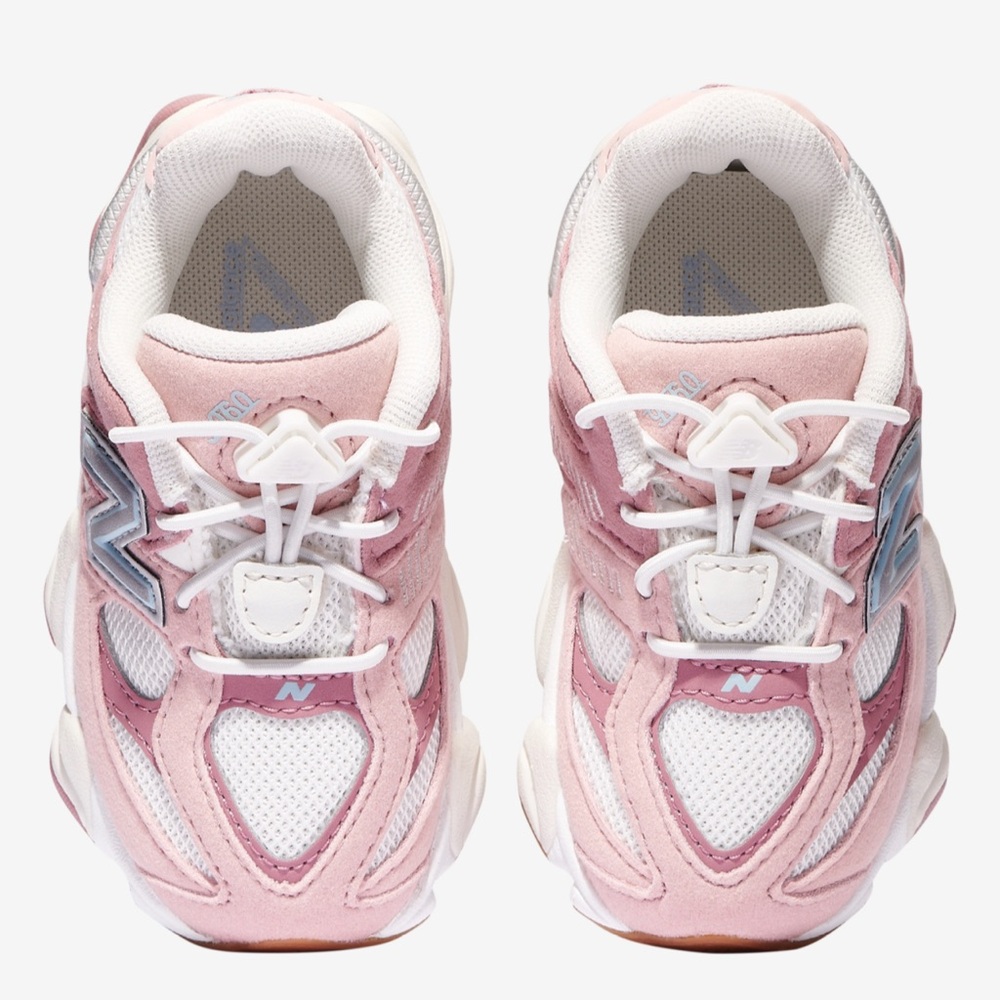 New Balance Kids' Pink and White Sneakers